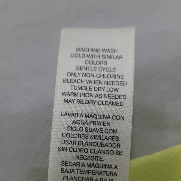 Lime Green Capris Cinched Leg Ties Chico's Size 3 / 16 Soft Stretchy Crop Pant - Picture 5 of 13